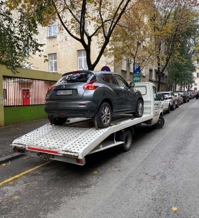 Šlepanje automobila u Beogradu
