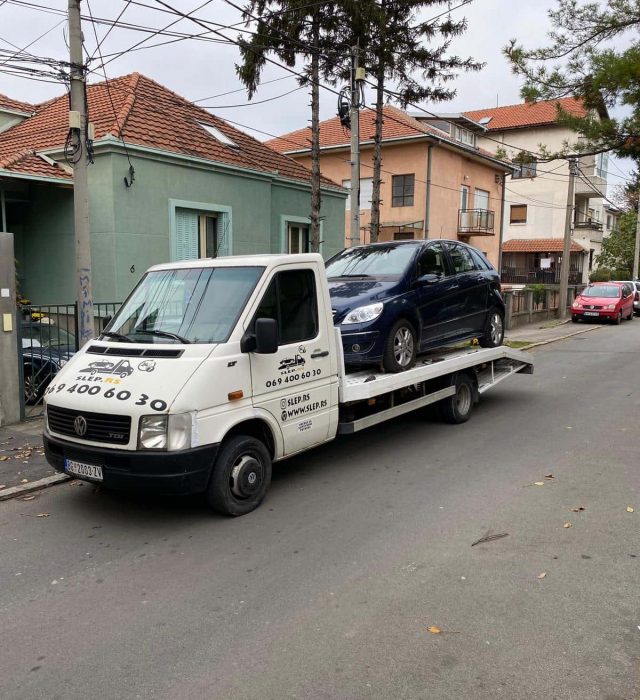 Šlepanje vozila na Vračaru